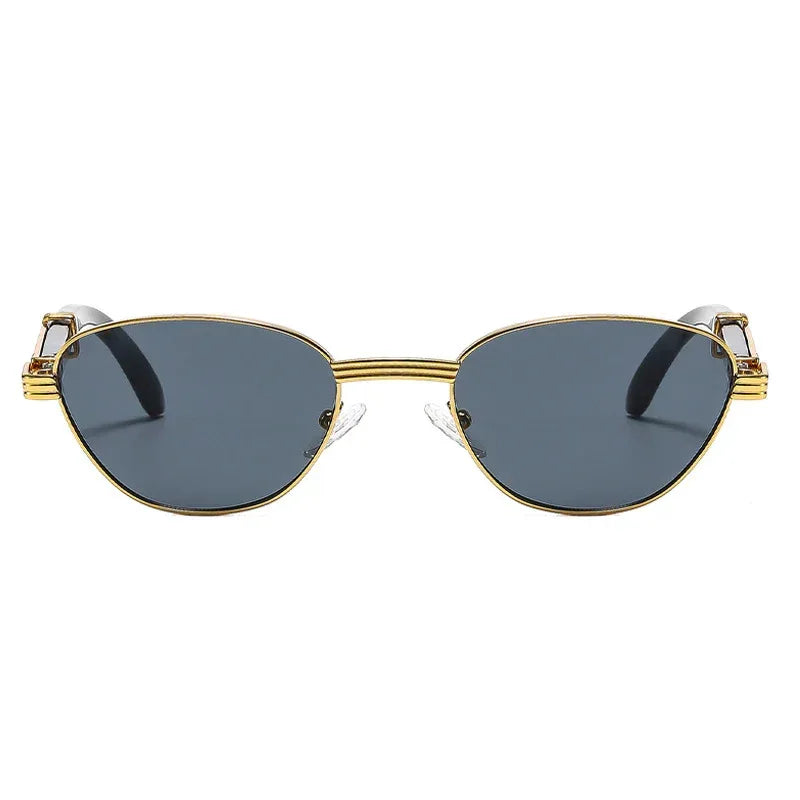 Women's Retro Oval Frame UV-proof Sunglasses - Viexta