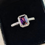 Ornament Niche Zircon Ring