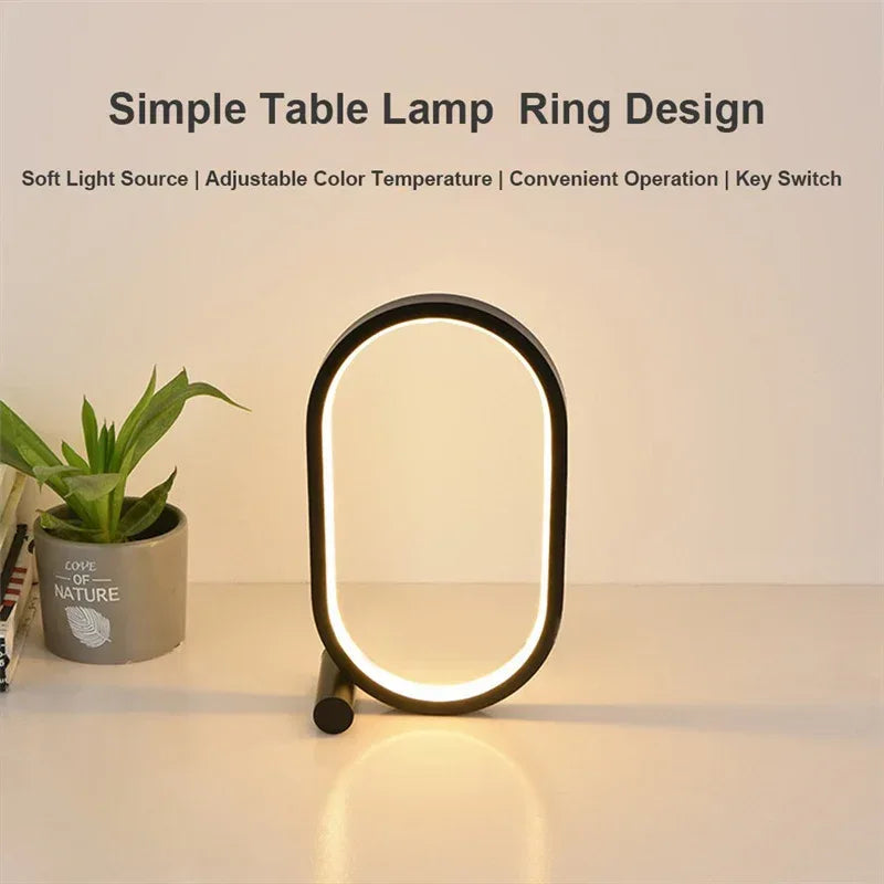 Oval Acrylic Touch Lamp - Viexta