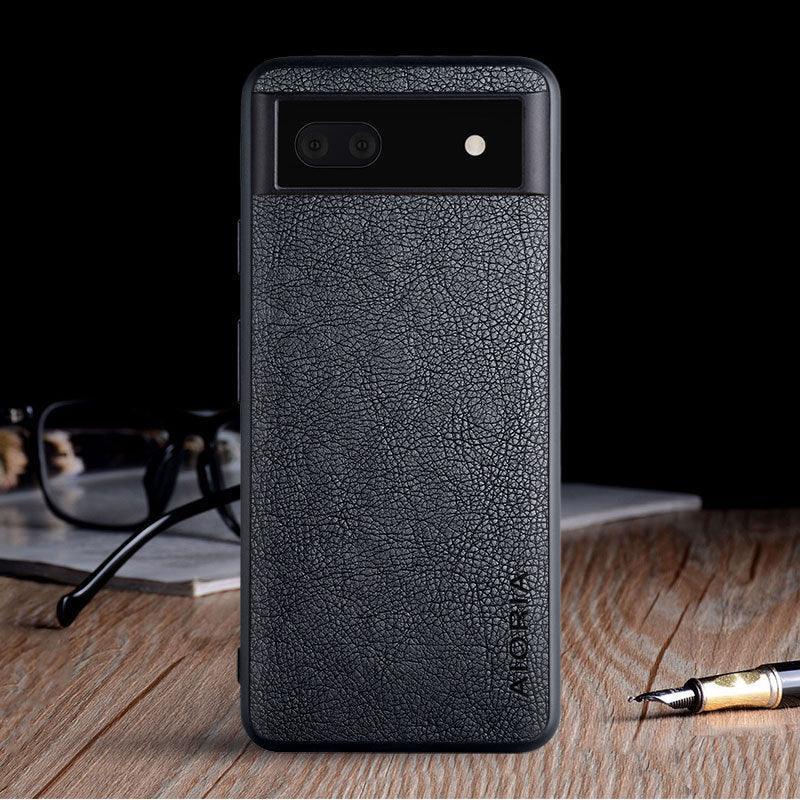Goggle Pixel 6A Classic Lychee Phone Case - Viexta