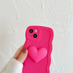 Wavy Edge Silicone Three-dimensional iPhone Case - Viexta
