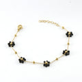 Floral Stainless Steel Bracelet for Women