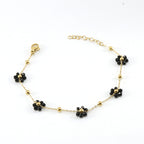 Floral Stainless Steel Bracelet for Women