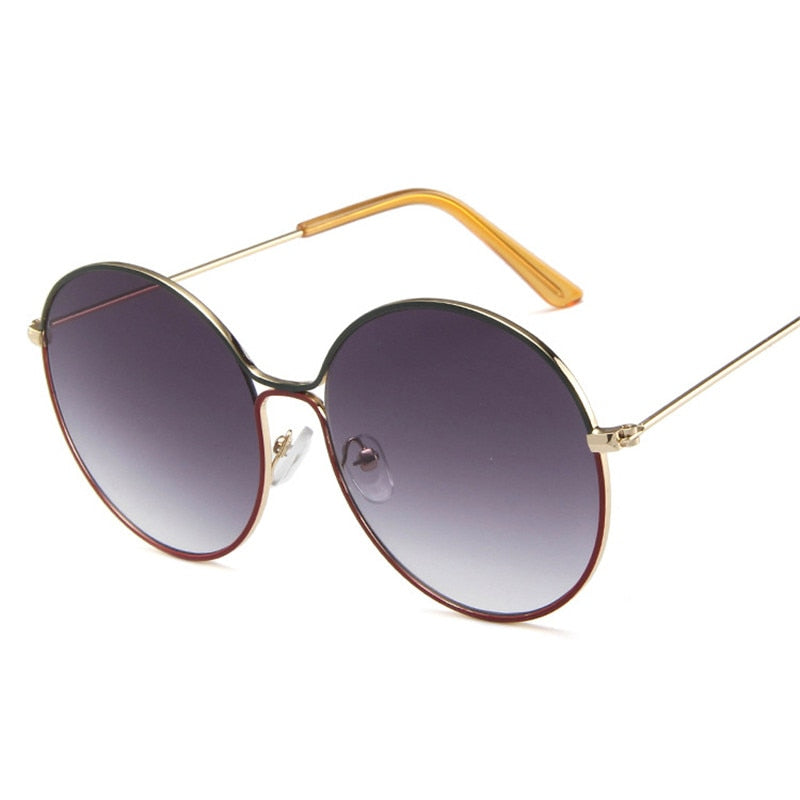 Round Large Frame Sunglasses