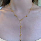 S925 Sterling Silver Beanie Tassel Long Flow Necklace - Viexta