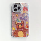 Blue Light Epoxy Sheep Silicone iPhone Case - Viexta