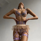 embroidery-small-skirt-four-piece-sexy-lingerie