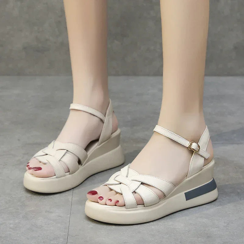 Buckle Fashion Sandals - Viexta
