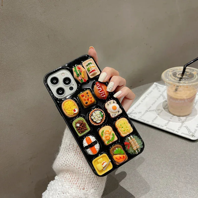 Sushi Transparent Epoxy iPhone Case - Viexta