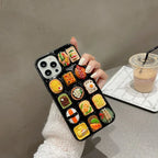 Sushi Transparent Epoxy iPhone Case - Viexta
