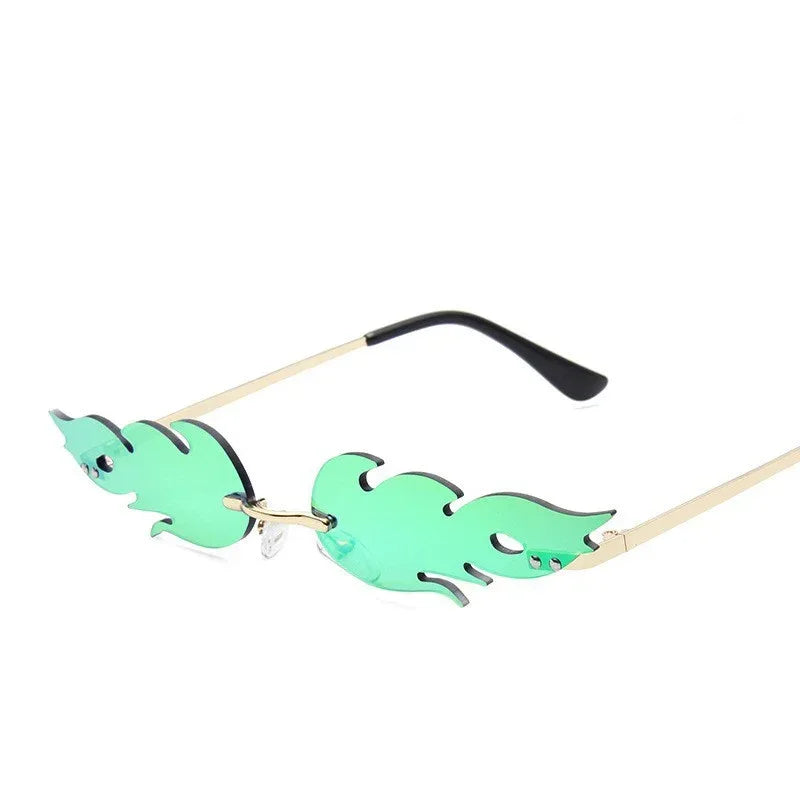 personalized-trend-flame-shaped-sunglasses - Viexta