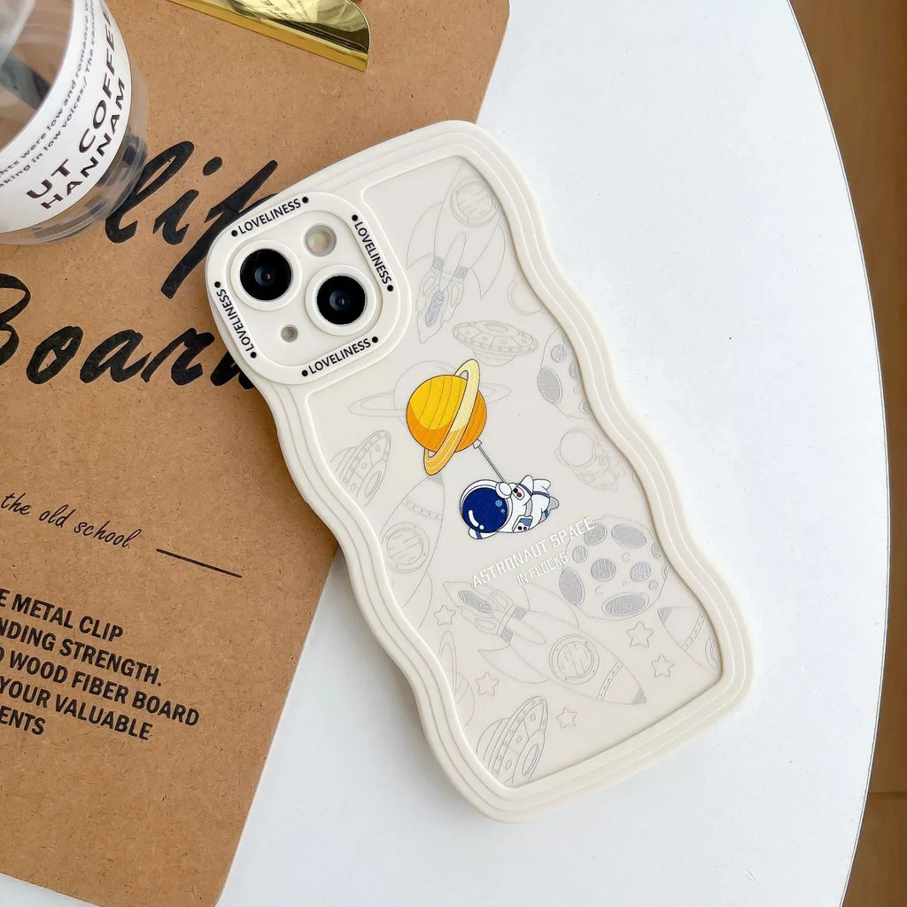 Wave Pattern Printing iPhone Case - Viexta
