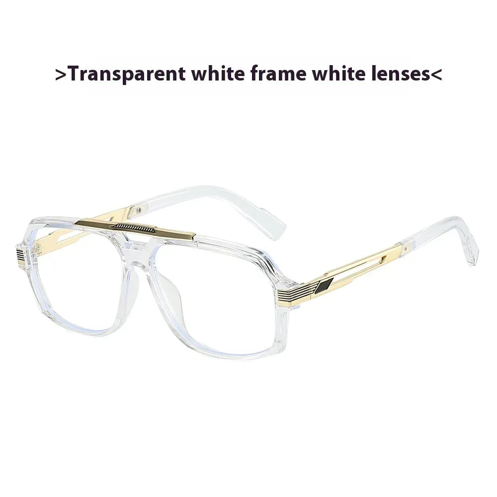 Metal Mirror Sun-resistant Sunglasses - Viexta