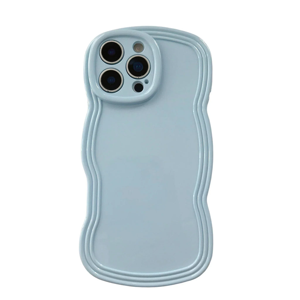 Cream Candy Color Wave iPhone Case - Viexta
