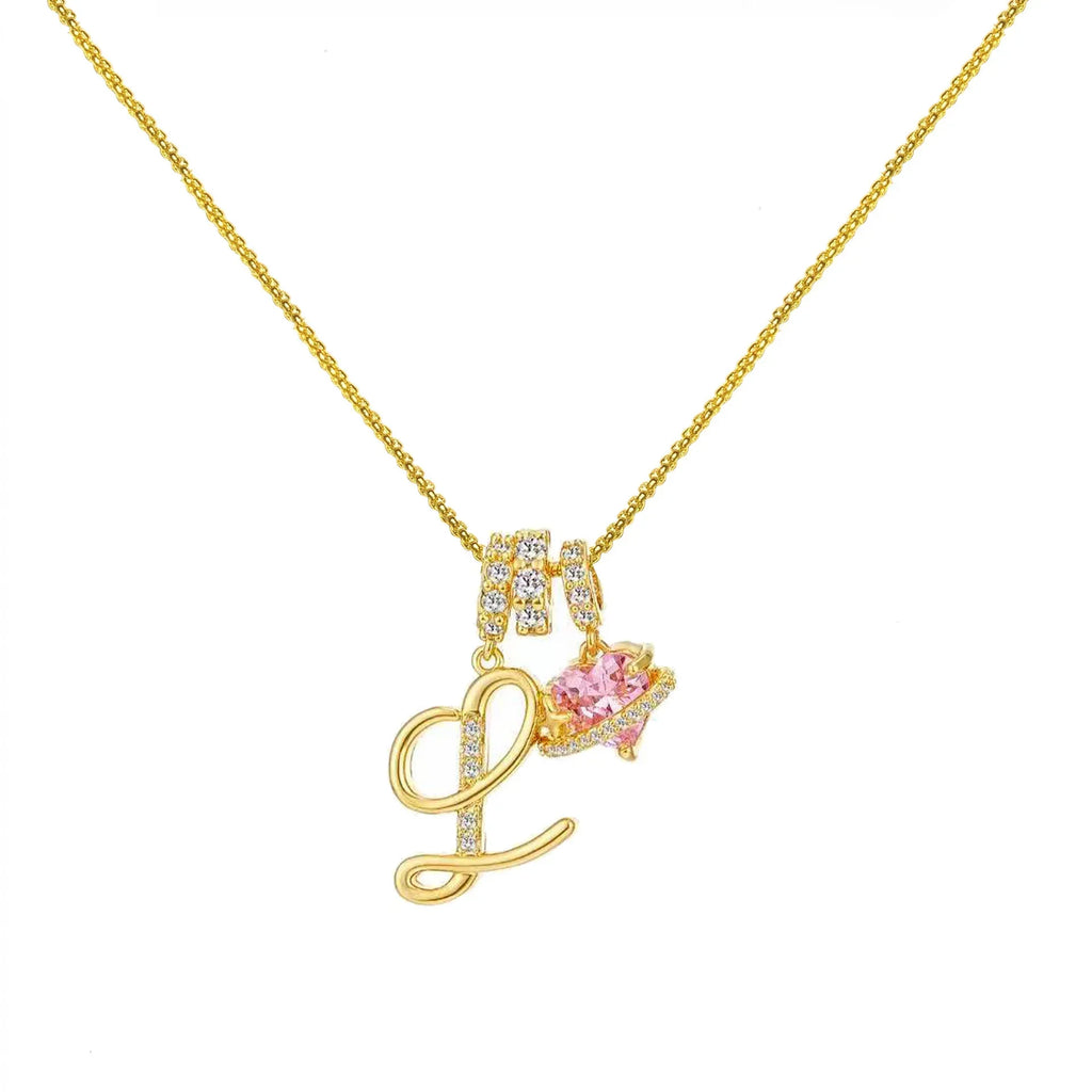 Dopamine 26 English Letter Necklace - Viexta