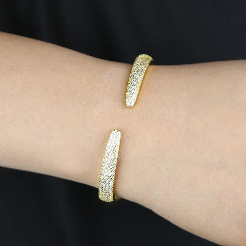 Inlaid Zircon European Bracelet - Viexta
