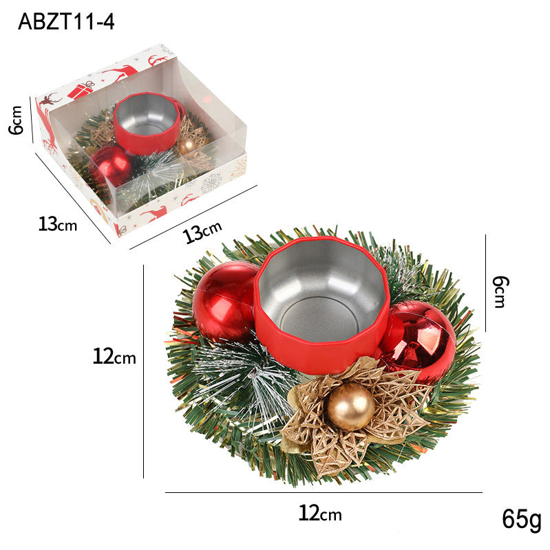 Christmas Candle Metals Candlestick