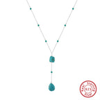 drop-shaped-turquoise-pendant-sterling-silver-necklace