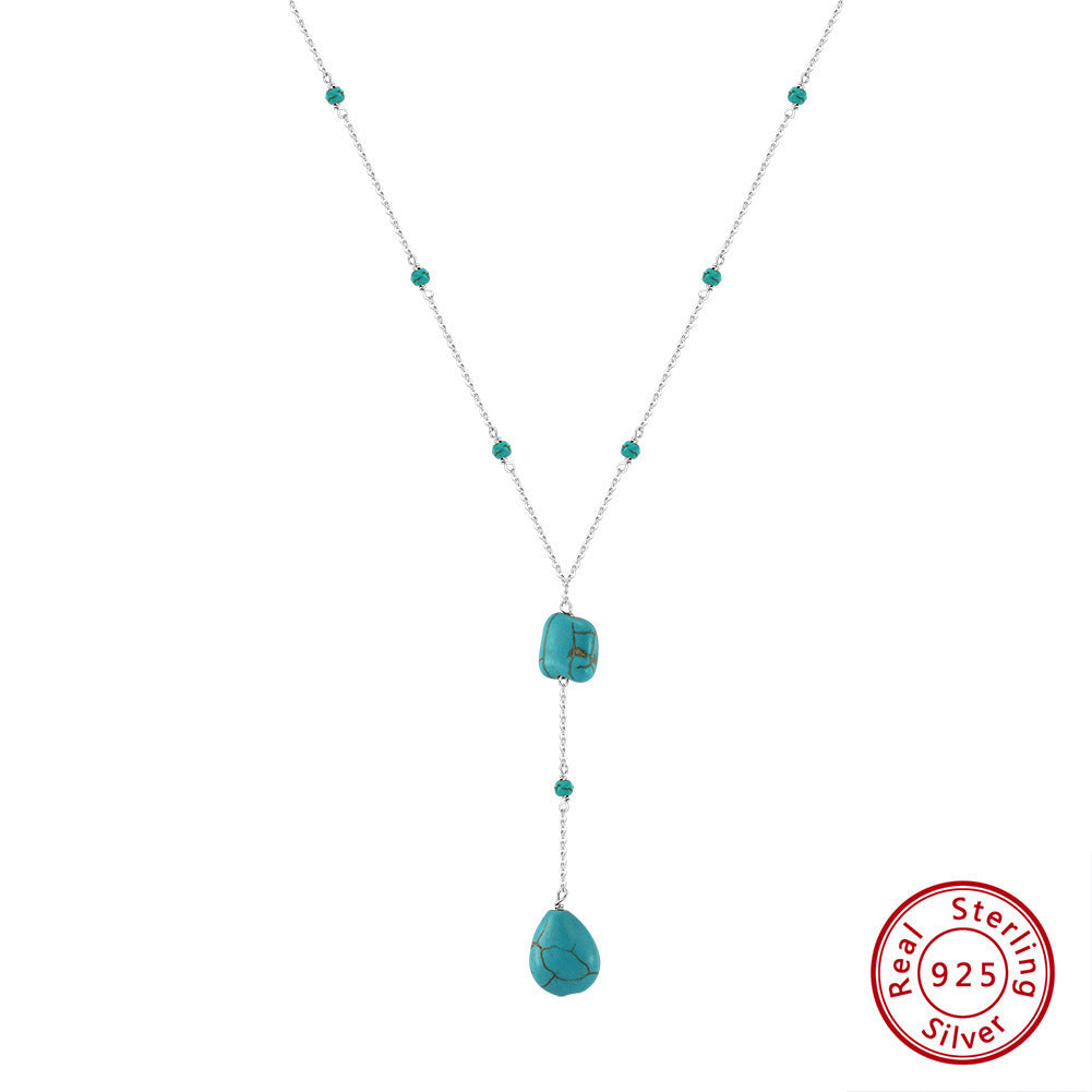 drop-shaped-turquoise-pendant-sterling-silver-necklace