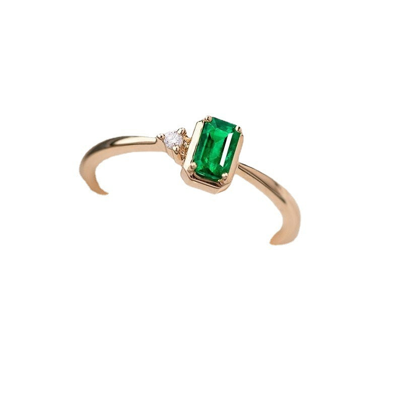 Emerald Diamond Ring