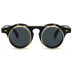 Women's Plastic Retro Flip Sunglasses - Viexta