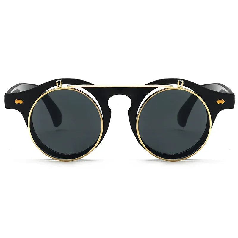 Women's Plastic Retro Flip Sunglasses - Viexta