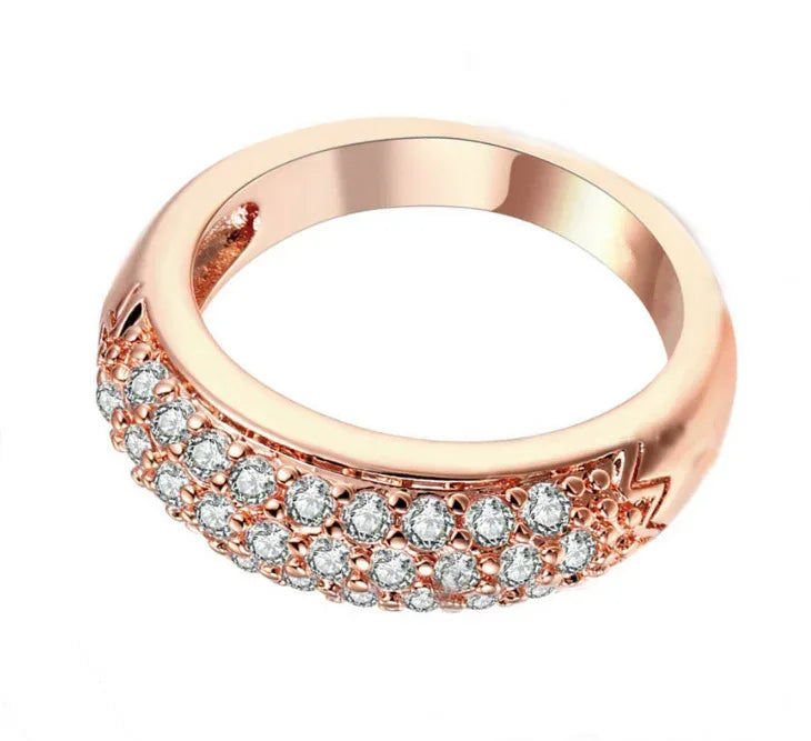 Three Row Zircon Ring - Viexta