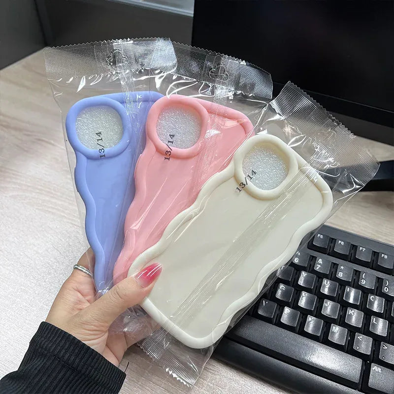 macaron-big-wave-silicone-case - Viexta