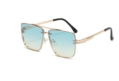 Metal Double Beam  Sunglasses