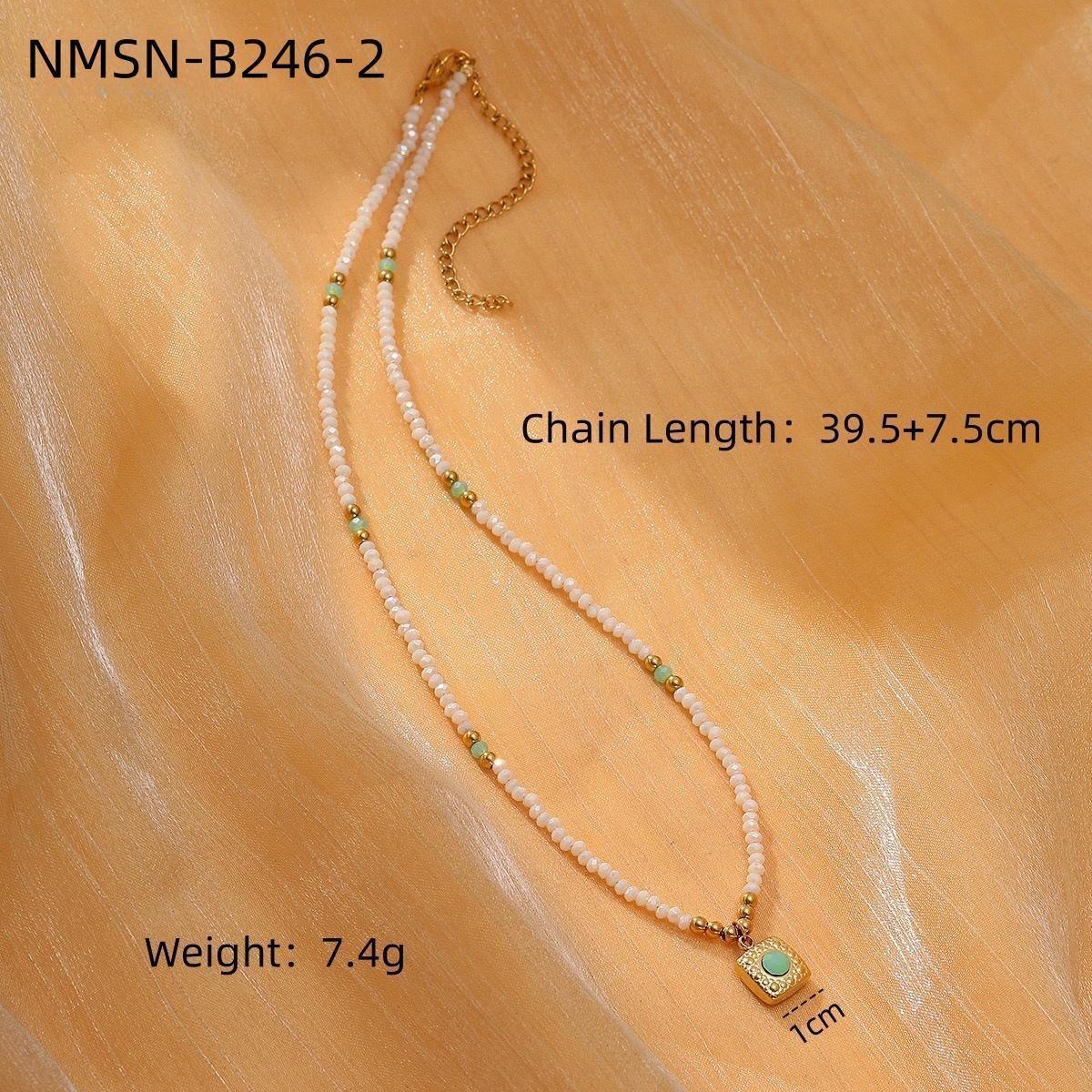 SUNFLOWER Color Crystal String Necklace - Viexta