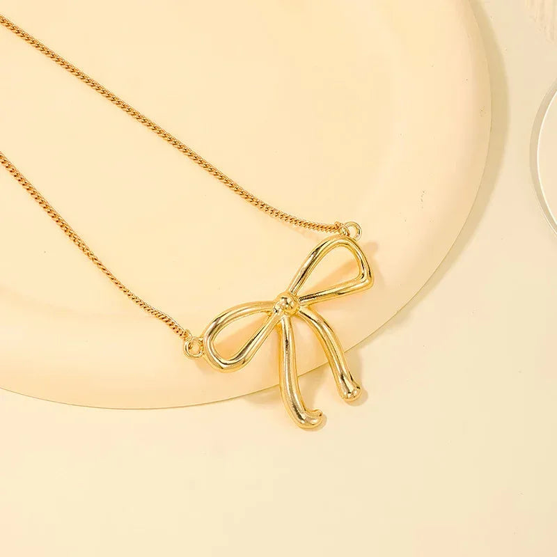 Luxury Bow Necklace - Viexta