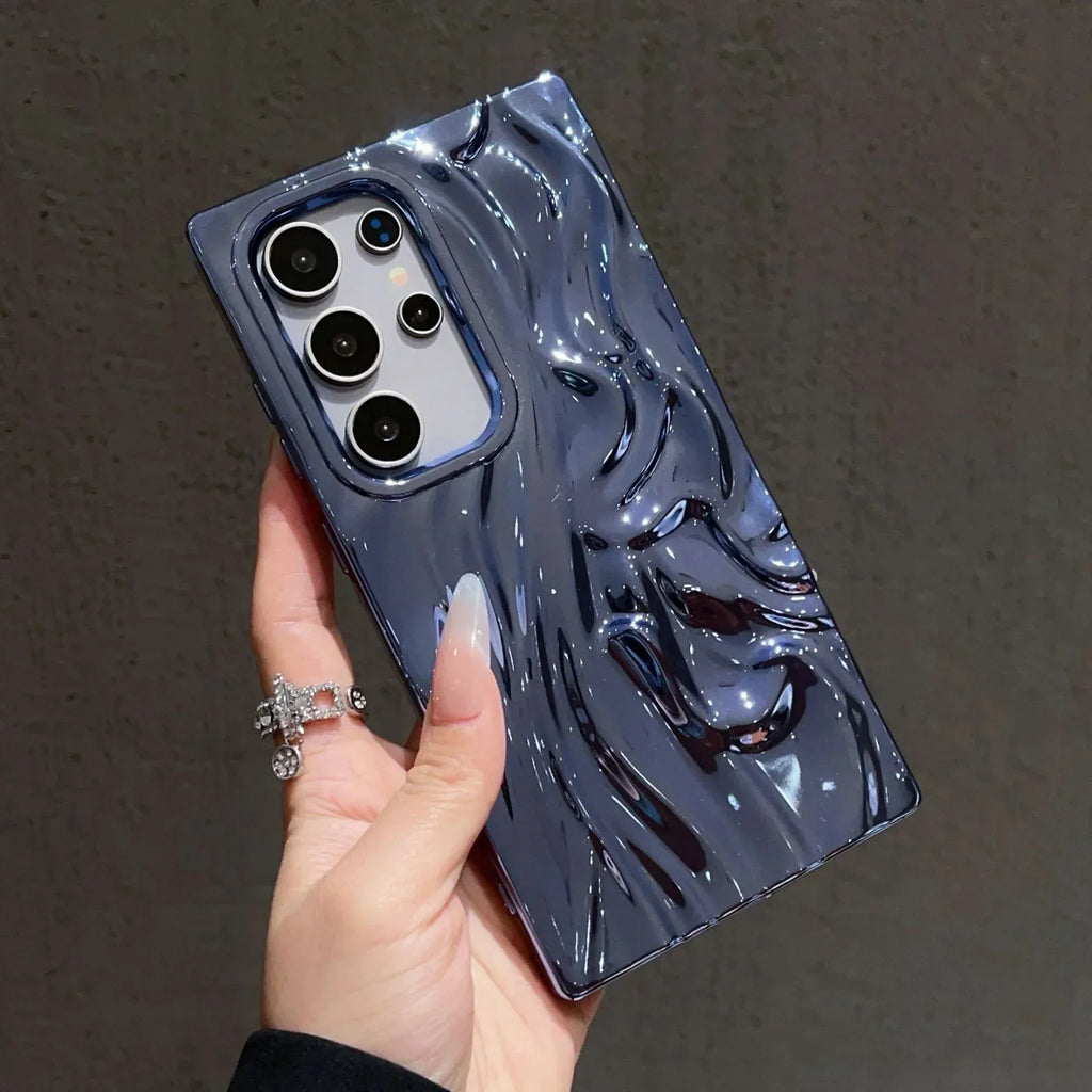 Three-dimensional Pleated Samsung Case - Viexta