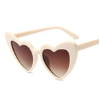 Large Frame Heart Statement Glasses - Viexta
