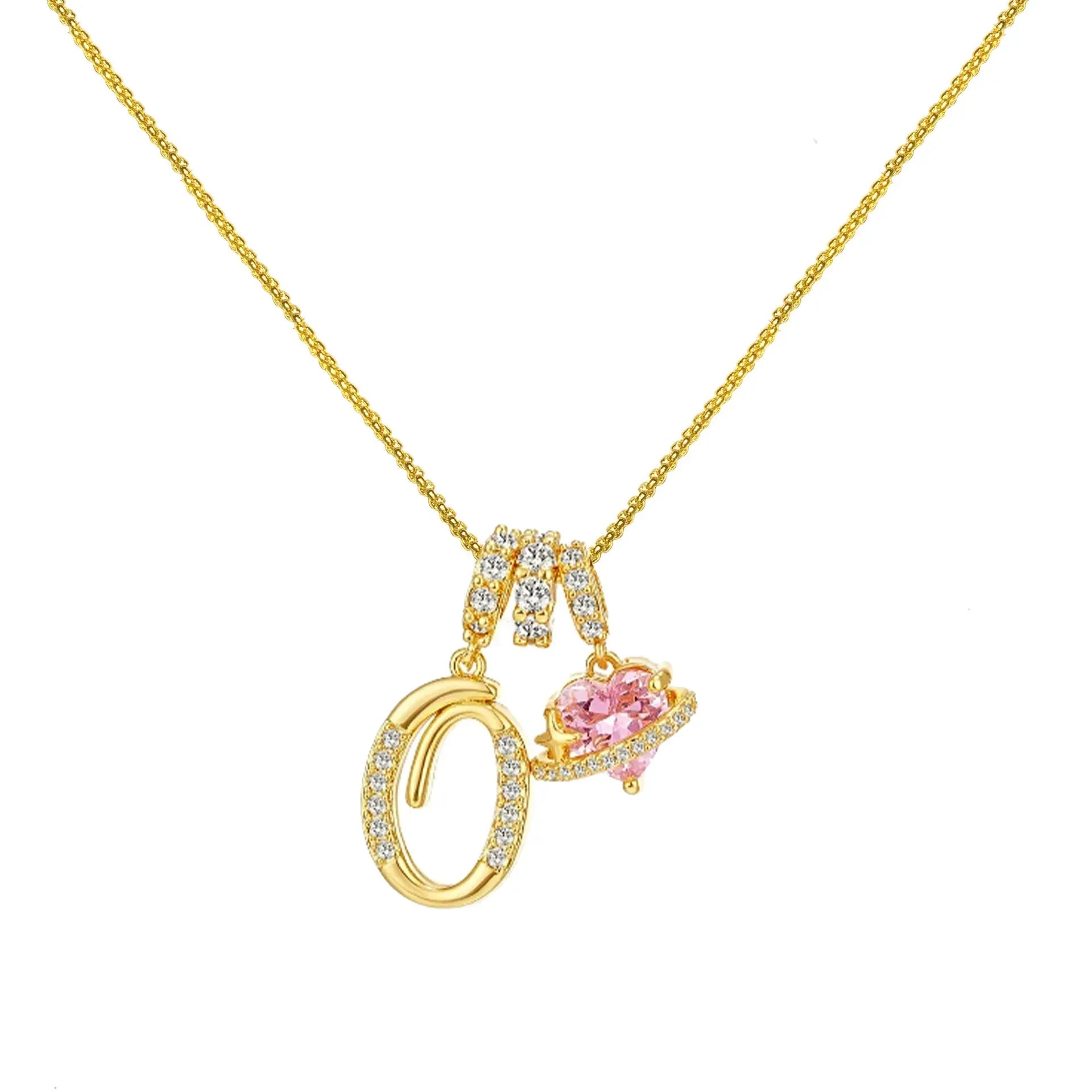 Dopamine 26 English Letter Necklace - Viexta