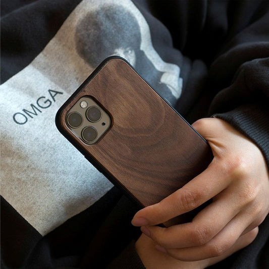 Wooden Protective Shell iPhone Case