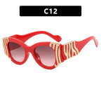 Personalized Heavy-metal-style Plain Glasses With Blue-light Protection - Viexta