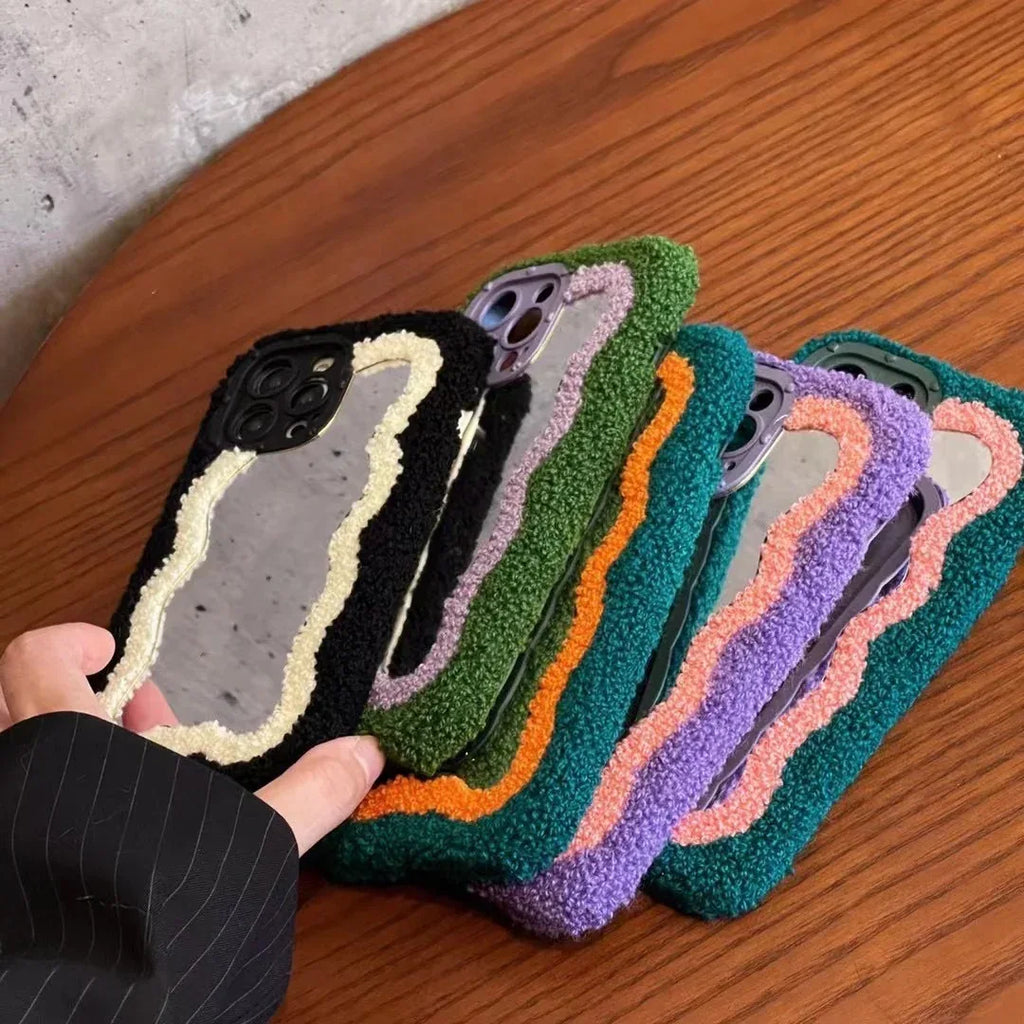 plush-patch-mirror-iphone-case - Viexta