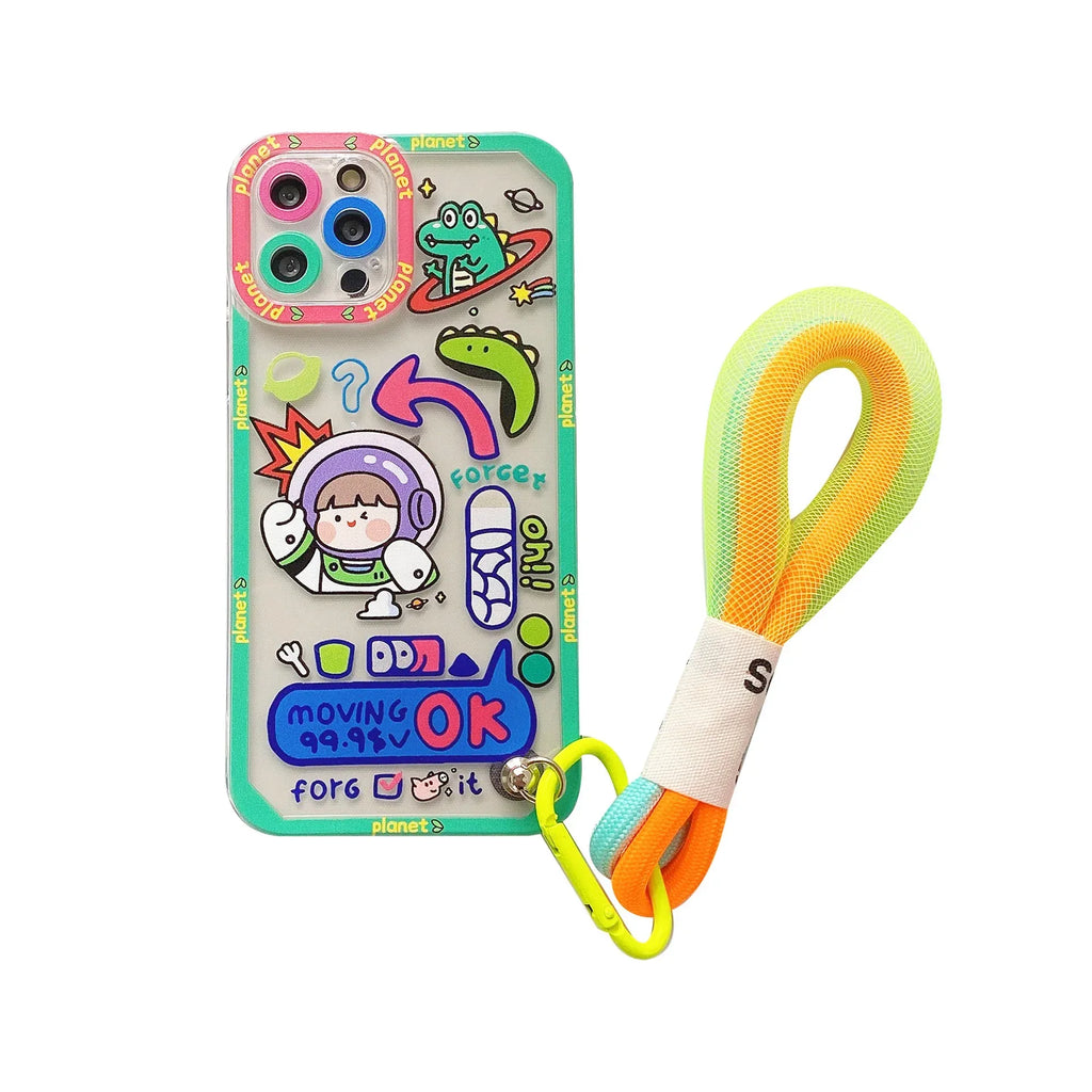 Lanyard Angel Eye Phone Case for IPhone - Viexta