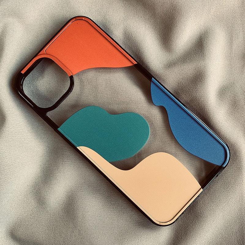 Color Block Geometry Phone Cases for IPHONE - Viexta