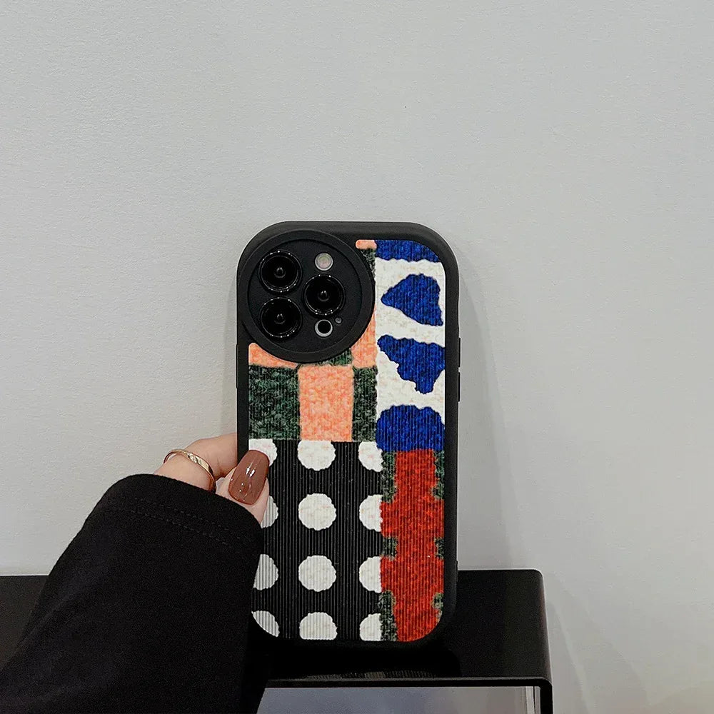 art-color-patchwork-iphone-case - Viexta