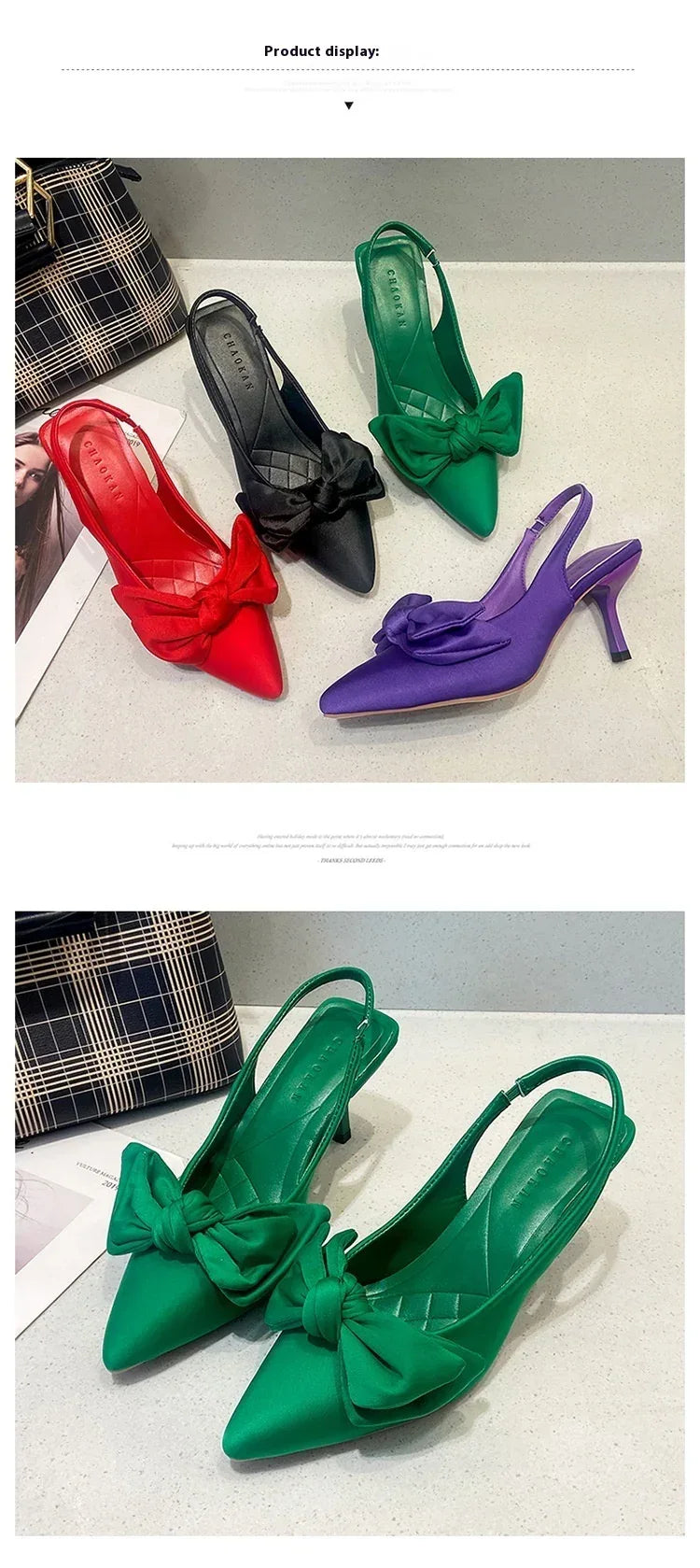 Pointed Thin High Heel - Viexta