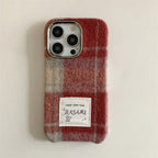 Niche Flannel Plaid iPhone Case - Viexta