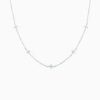 blue-flower-necklace - Viexta