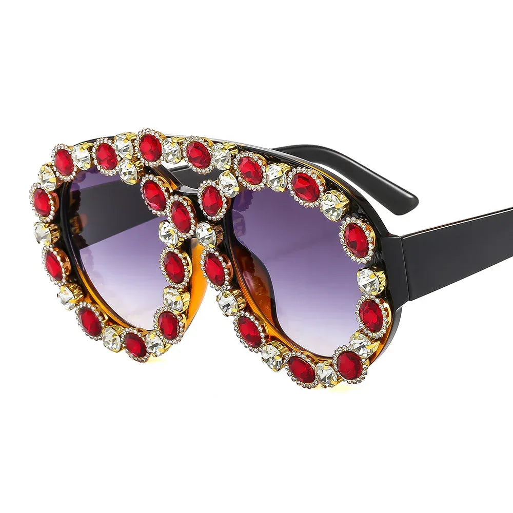 double-beam-one-piece-large-frame-sunglasses - Viexta
