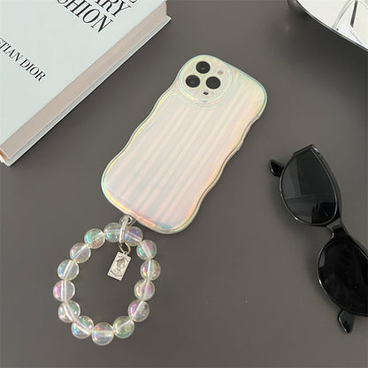 Laser Wave Silicone Phone Case For IPhone