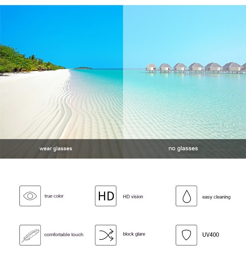 Stylish Retro Minimalism UV Protection Sunglasses