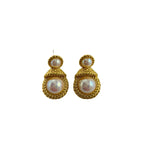 shell-beads-vintage-earrings - Viexta