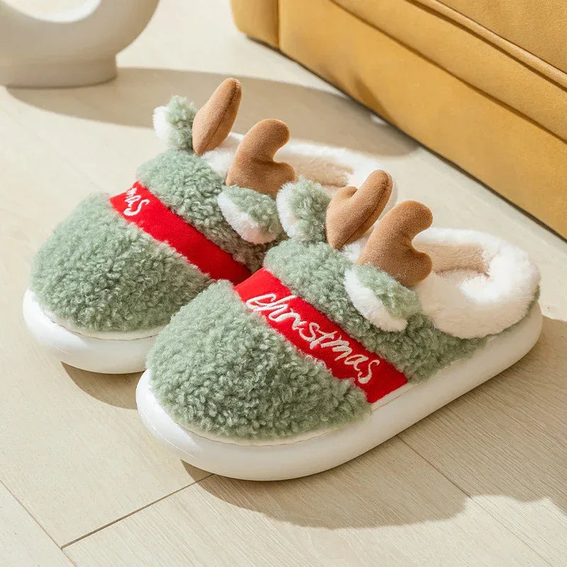 Christmas Shoes Winter Home Slippers - Viexta