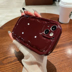 Versatile Solid Color Wave iPhone Case