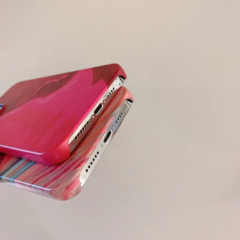 Water Sticker Marbling iPhone Case - Viexta